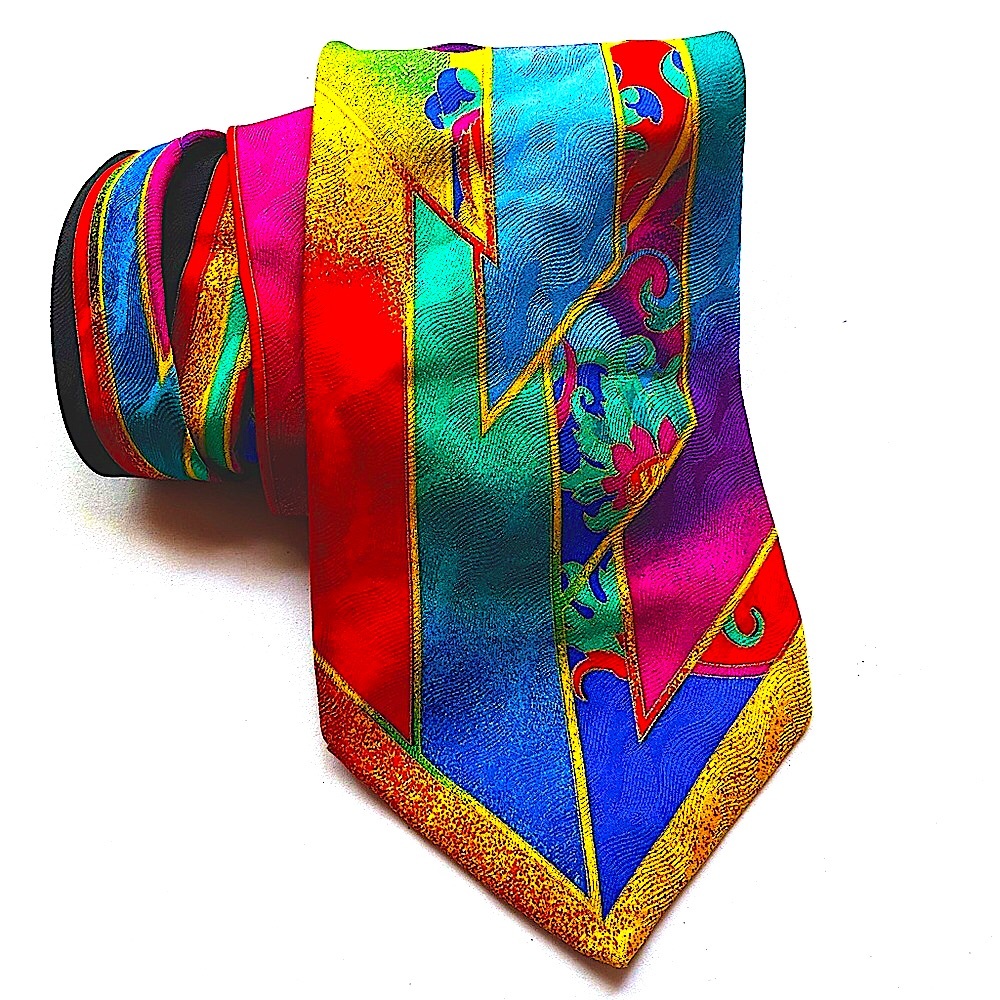 Zeidler & Zeidler Abstract Silk Tie - Canada